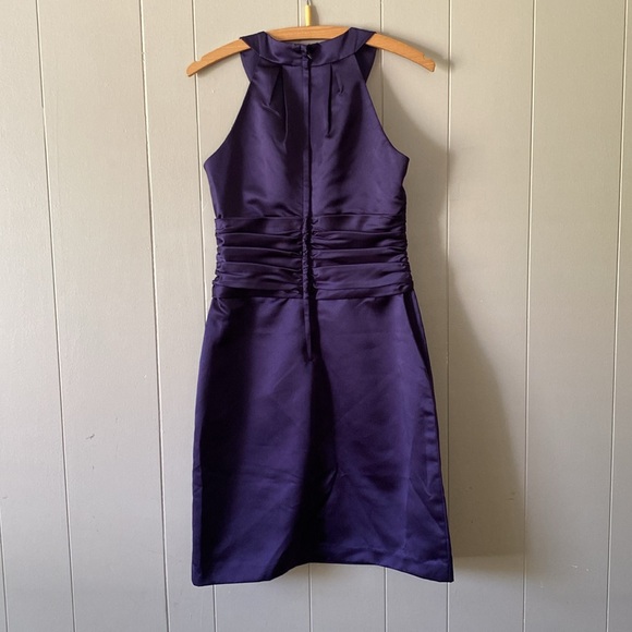 David’s Bridal Deep Purple (Plum) Size 6 Formal, Cocktail, Bridesmaids Dress - Picture 2 of 8